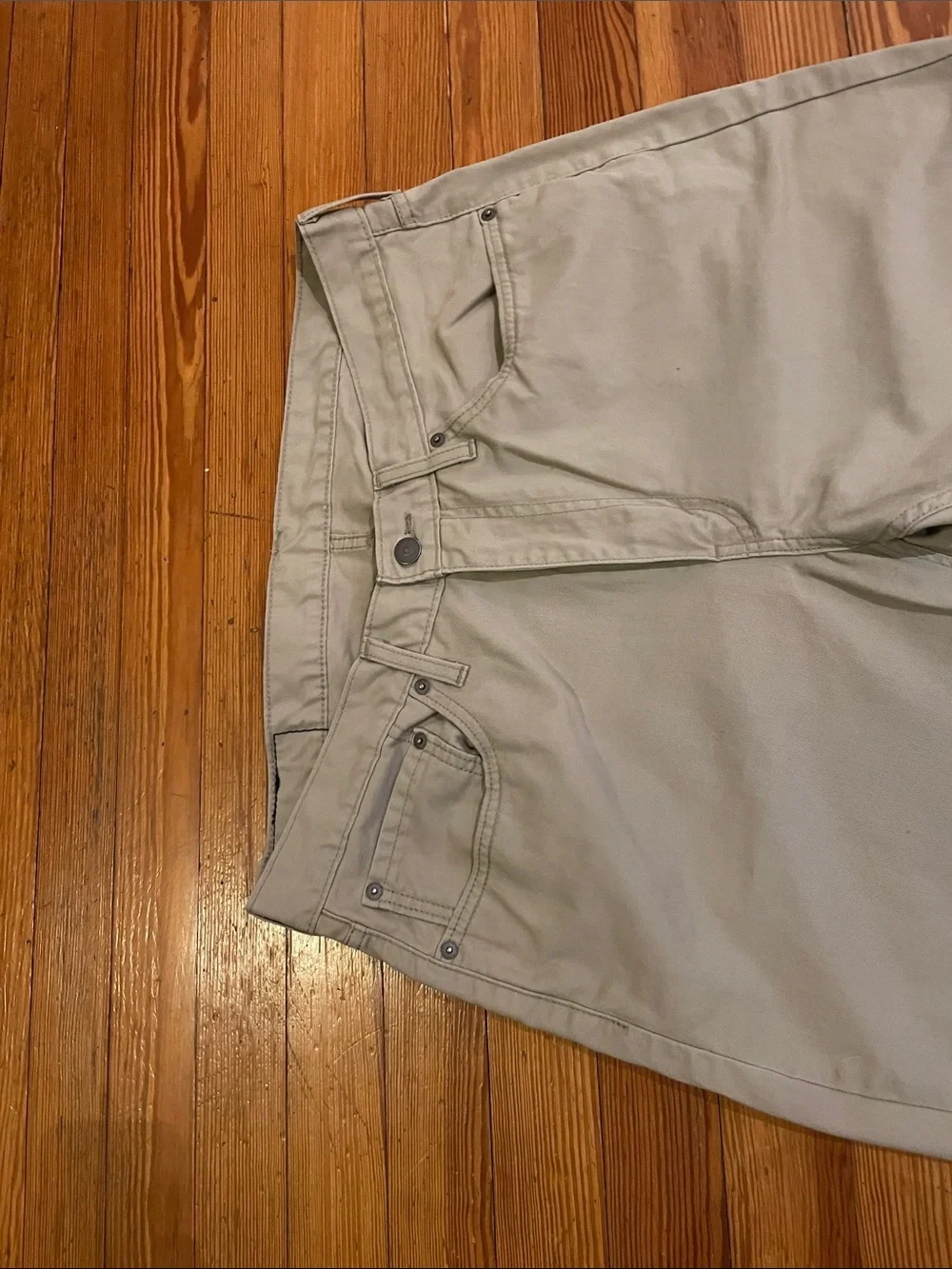 Levi's Men's Light Khaki Straight Jeans
